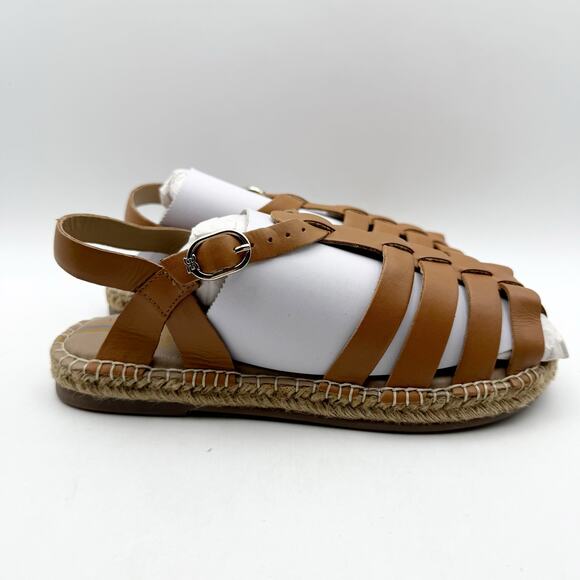 Sam Edelman Kids Kora Sandals US 2 M EU 33.5 Brown Leather NIB - Picture 2 of 11